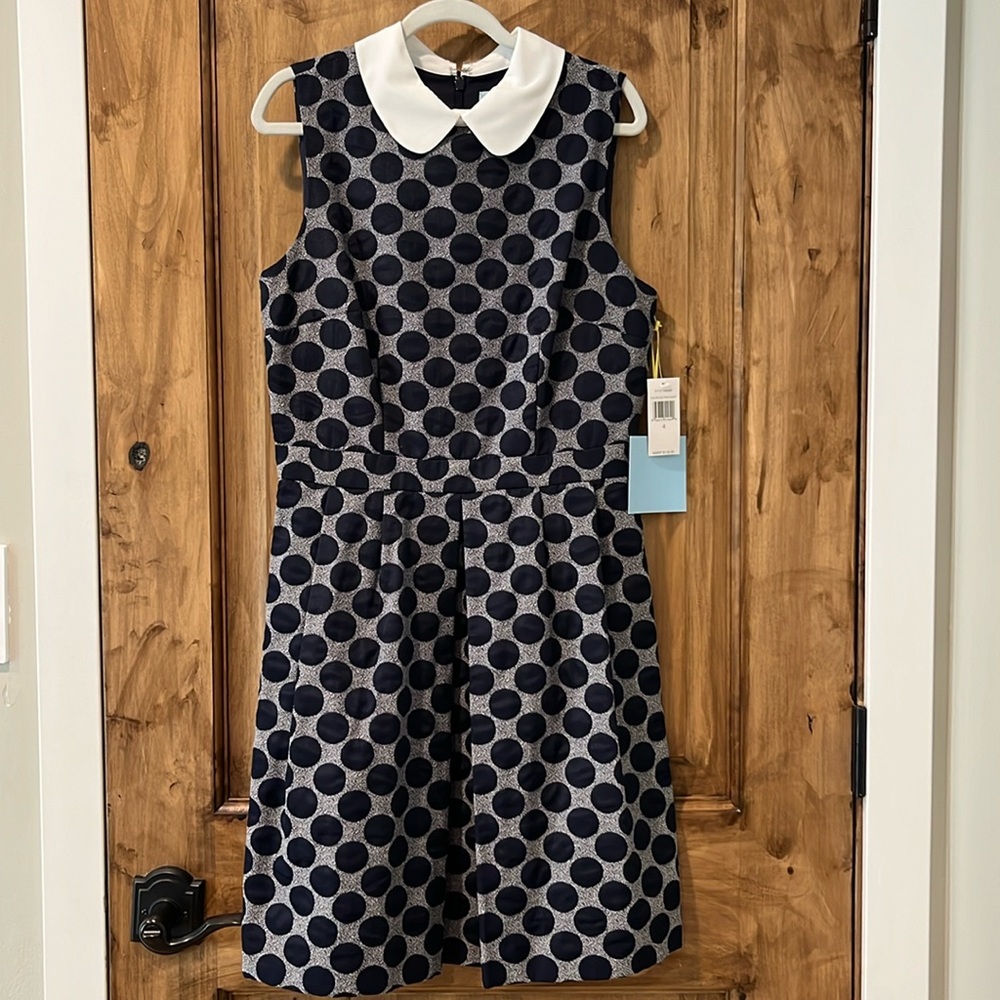 CeCe navy blue dress NWT